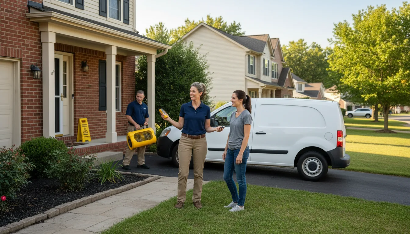 Water restoration image for Home Water Damage Repair in Clayton, WI